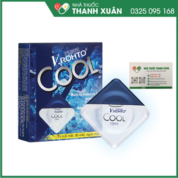 Thuốc nhỏ mắt V.rohto COOL - Giảm mỏi mắt, sung huyết kết mạc